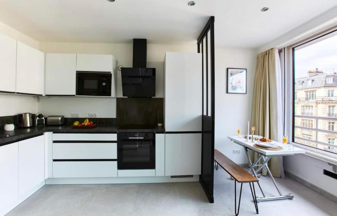 Modern 1Br By Parc Monceau Paris Exterior foto